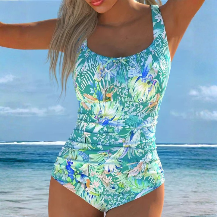 Heidi | Maillot de bain à imprimé botanique