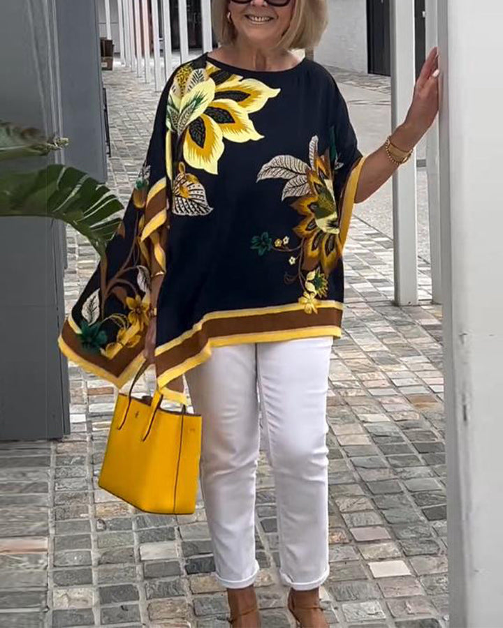Rheala - Blouse décontractée imprimée