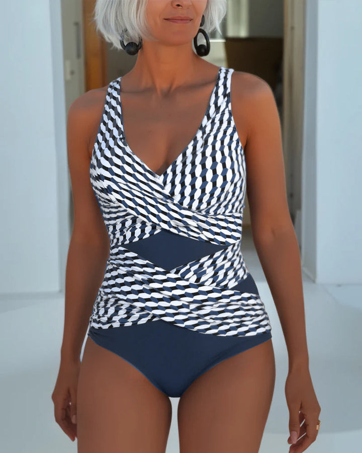 Ashley | Maillot de bain avec design croisé pour une tenue décontractée de resort