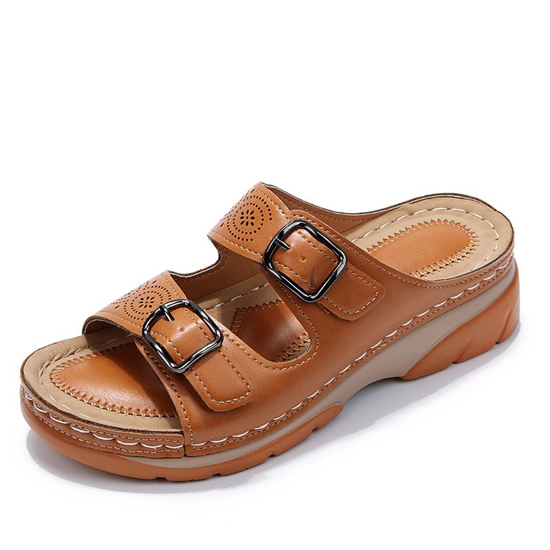 Otho | Sandales orthopédiques pour épine calcanéenne, pieds larges et arthrose