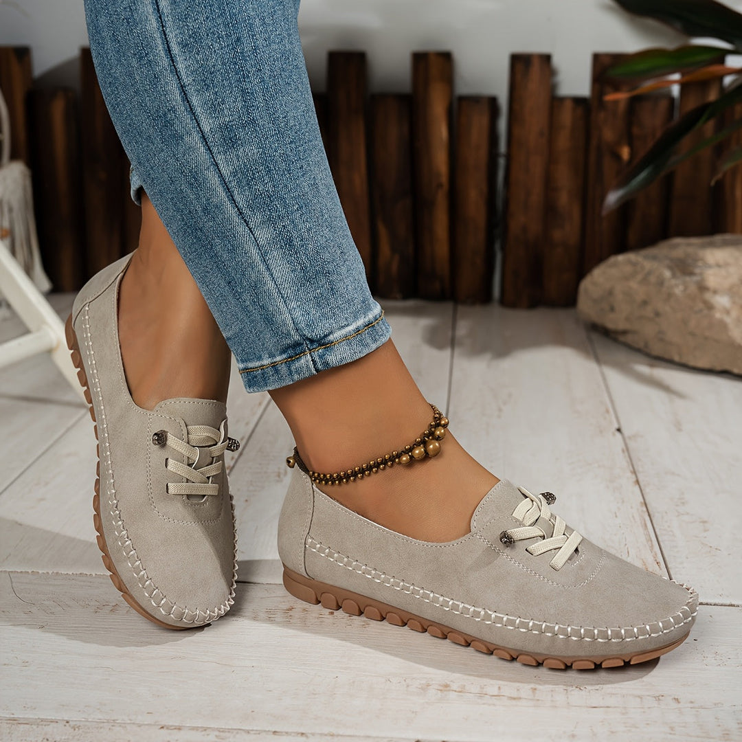 Horellia - Mocassins femme souples orthopédiques confortables avec soutien intégral