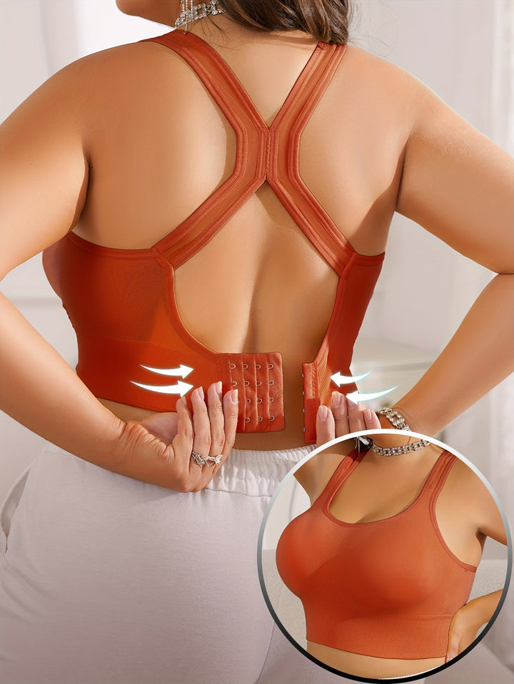 Vittoria - Brassière Sportive Grande Taille avec Coussinets Amovibles et Bretelles Réglables