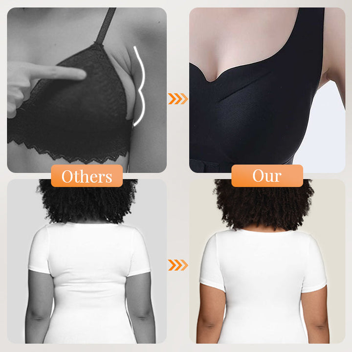 Hestia - Soutien-gorge push-up sans coutures avec fermeture à l'avant pour femmes