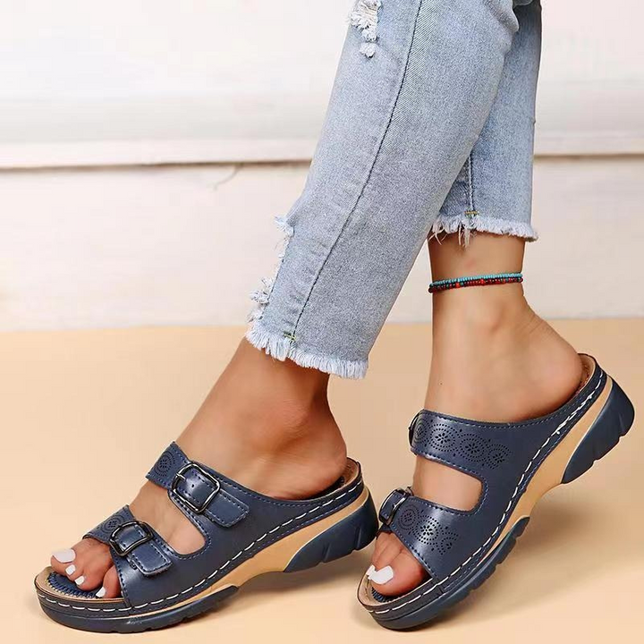 Otho | Sandales orthopédiques pour épine calcanéenne, pieds larges et arthrose