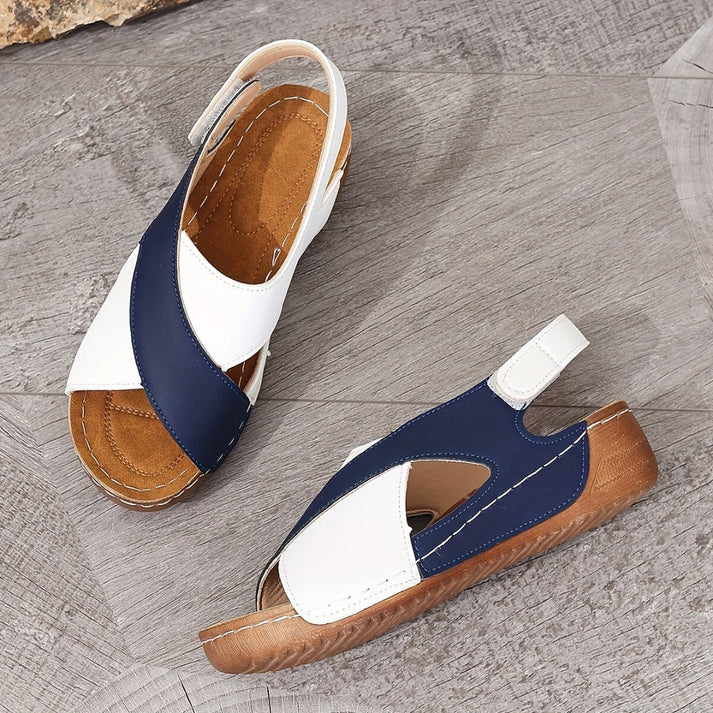 Milena - Sandales Orthopédiques avec Talon Oblique Ultra Confortables pour Femme