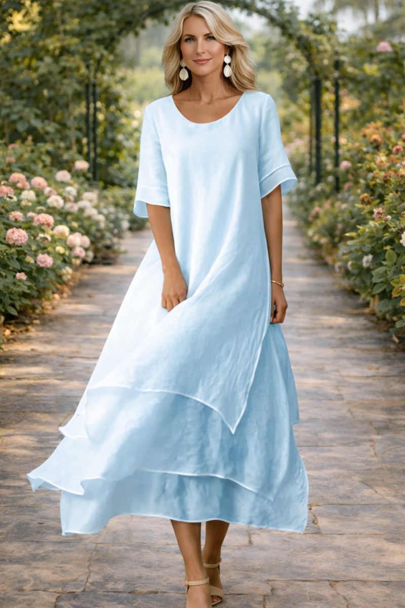 Robe Maxi Tiers Fluides Aria