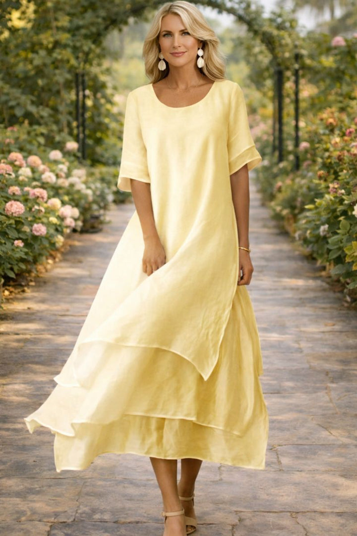 Robe Maxi Tiers Fluides Aria