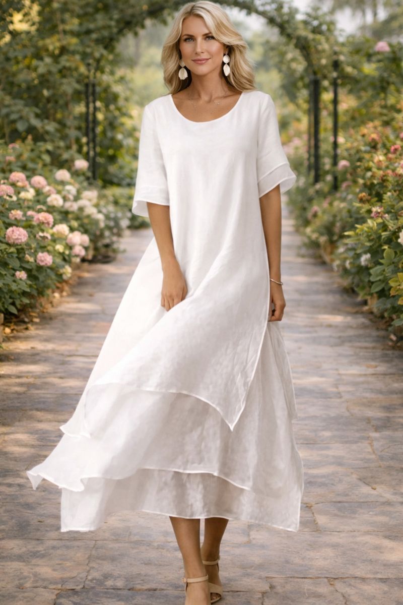 Robe Maxi Tiers Fluides Aria
