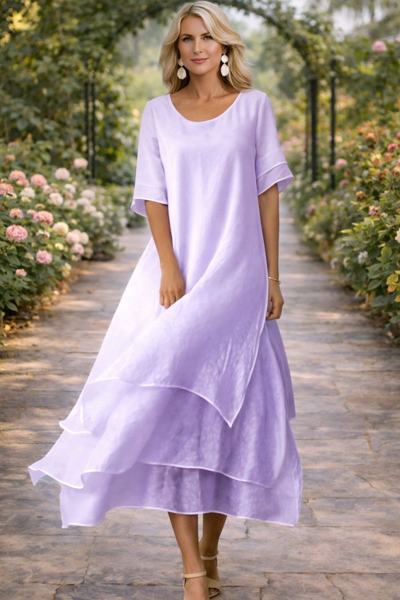 Robe Maxi Tiers Fluides Aria