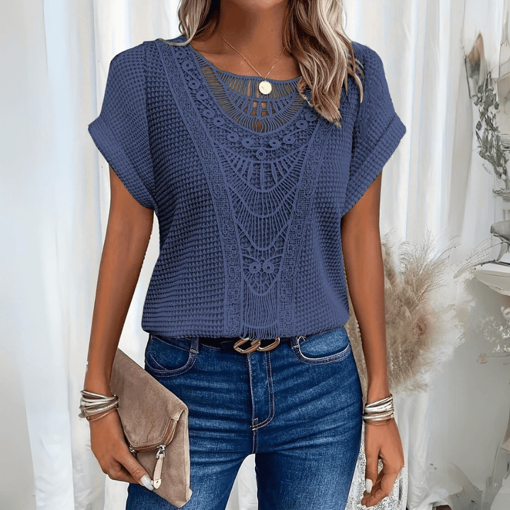 Aina - Blouse élégante style Ibiza