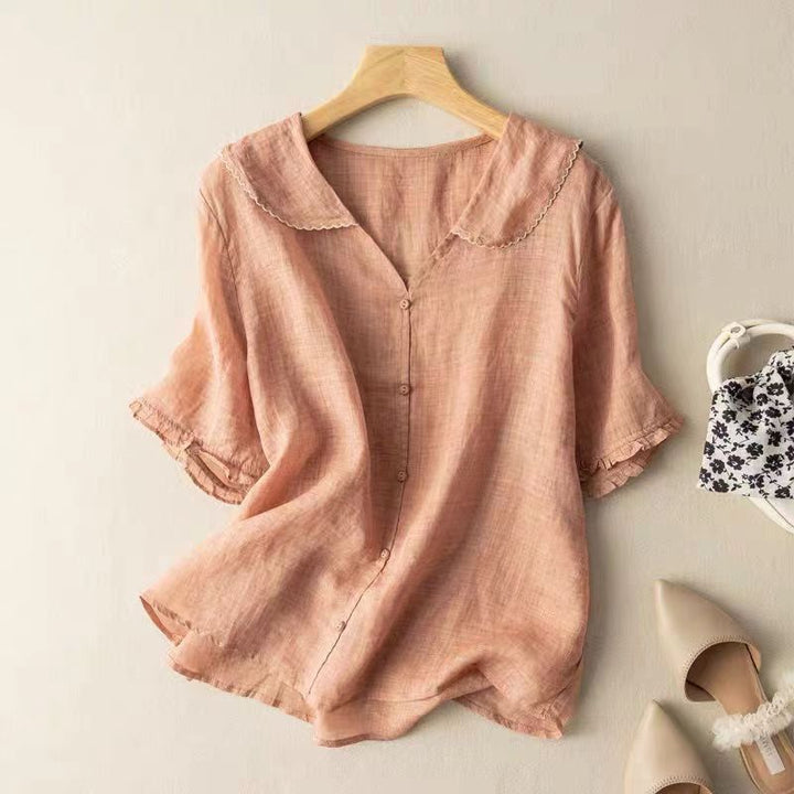 Darian - Chemise Légère En Lin Pour Femme