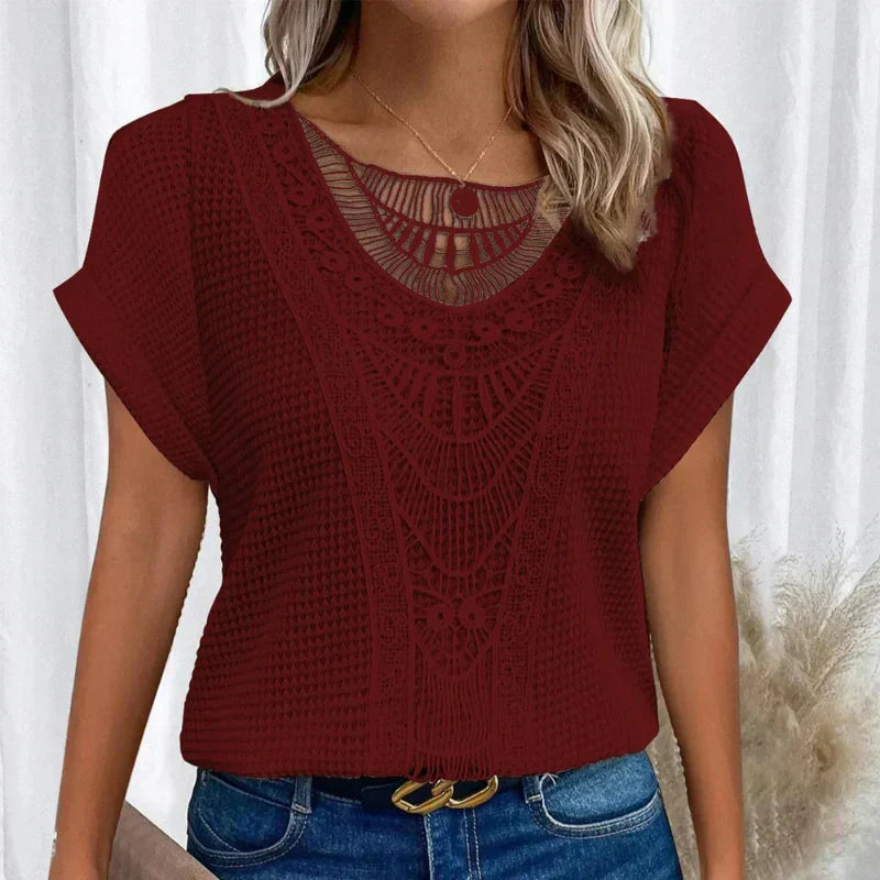 Aina - Blouse élégante style Ibiza