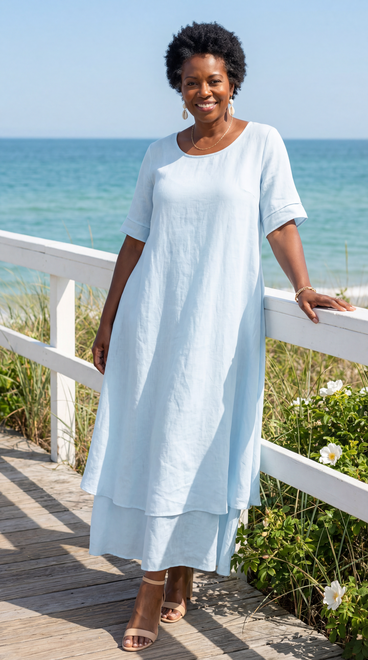Robe Maxi Tiers Fluides Aria