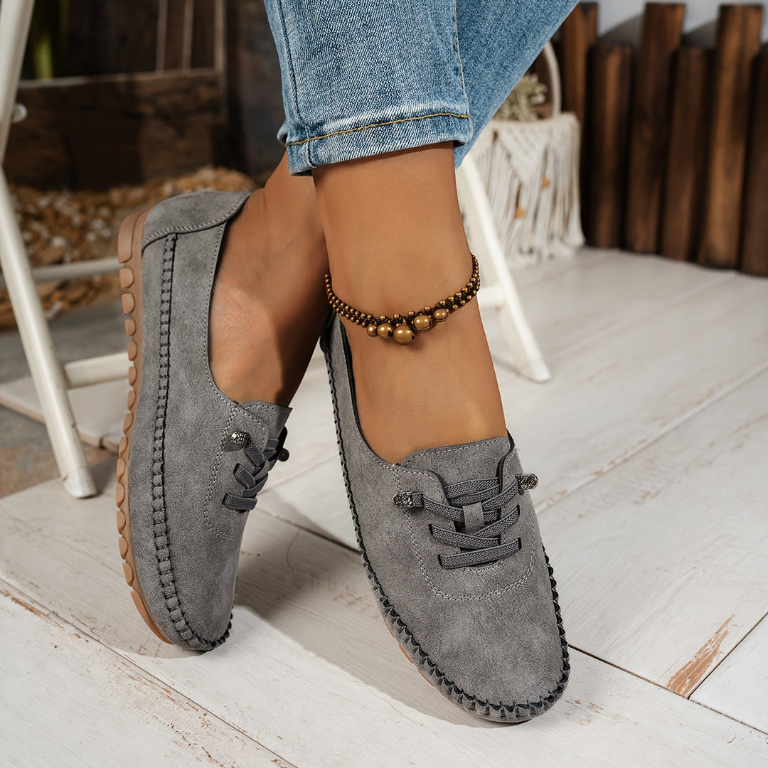 Horellia - Mocassins femme souples orthopédiques confortables avec soutien intégral