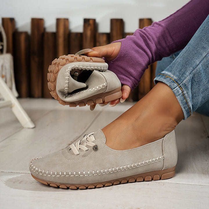 Horellia - Mocassins femme souples orthopédiques confortables avec soutien intégral