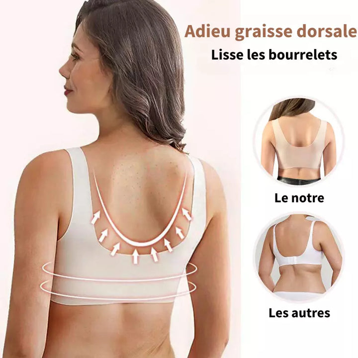 Cira - Soutien-gorge sans fil avec fermeture frontale (paquet de 3)