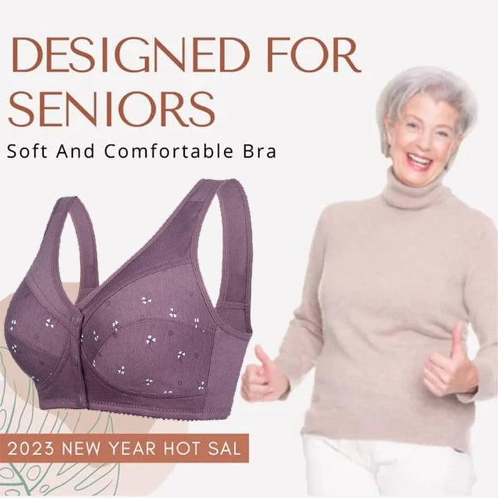 Bloem - Soutien-Gorge en Coton à Fermeture Frontale