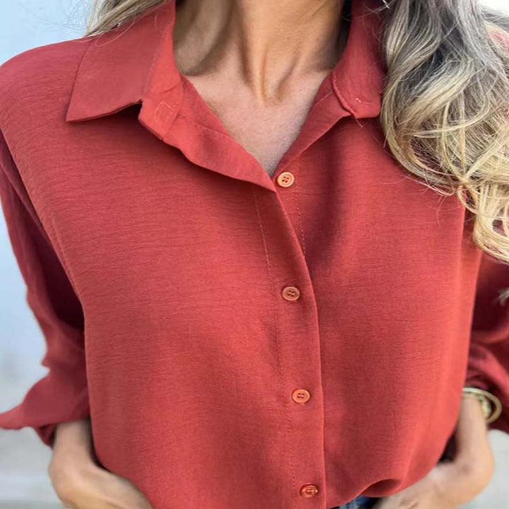 Aenor - Chemise Élégante et Polyvalente à Manches Lanterne