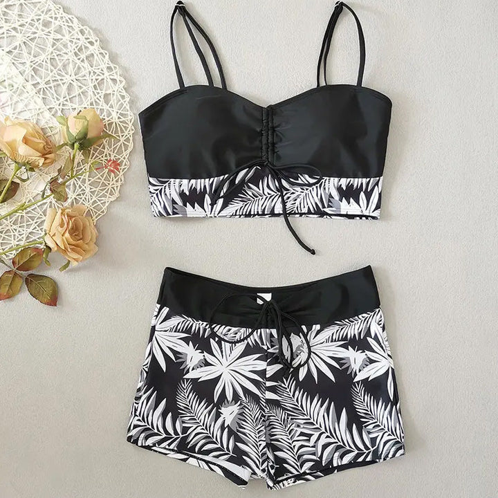 Taline - Maillot De Bain Deux Pièces Imprimé Femme